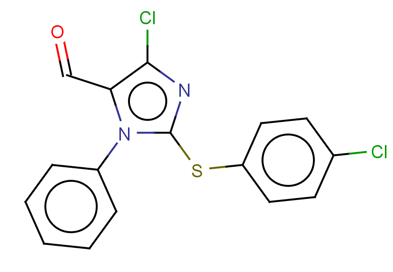 4-chloro-2-[(4-chlorophenyl)sulfanyl]-1-phenyl-1H-imidazole-5-carbaldehyde