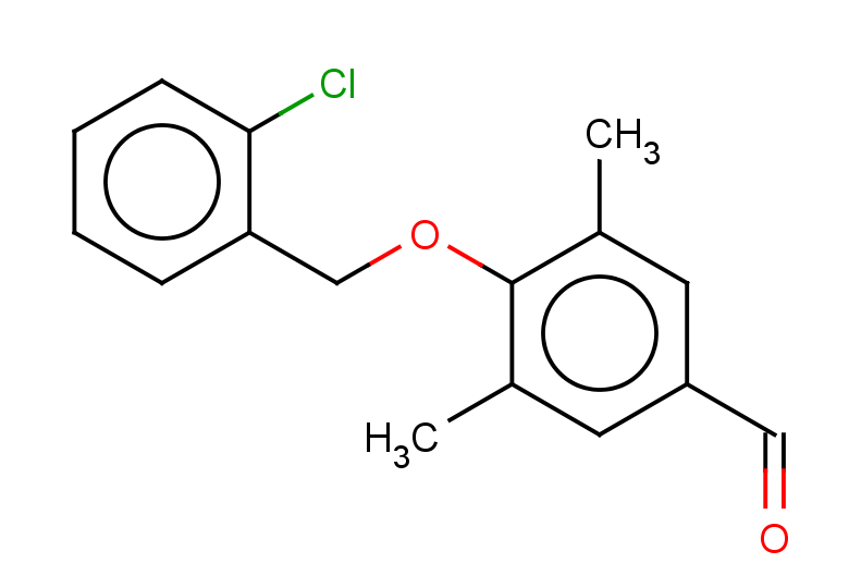4-[(2-chlorophenyl)methoxy]-3,5-dimethylbenzaldehyde