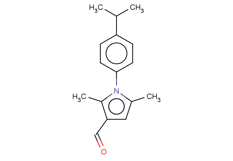 2,5-dimethyl-1-[4-(propan-2-yl)phenyl]-1H-pyrrole-3-carbaldehyde