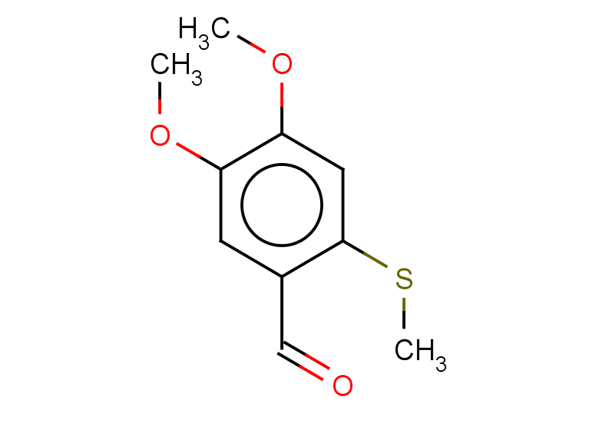 4,5-dimethoxy-2-(methylsulfanyl)benzaldehyde