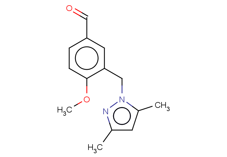 3-[(3,5-dimethyl-1H-pyrazol-1-yl)methyl]-4-methoxybenzaldehyde