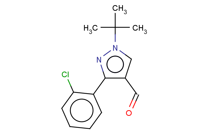 1-tert-butyl-3-(2-chlorophenyl)-1H-pyrazole-4-carbaldehyde