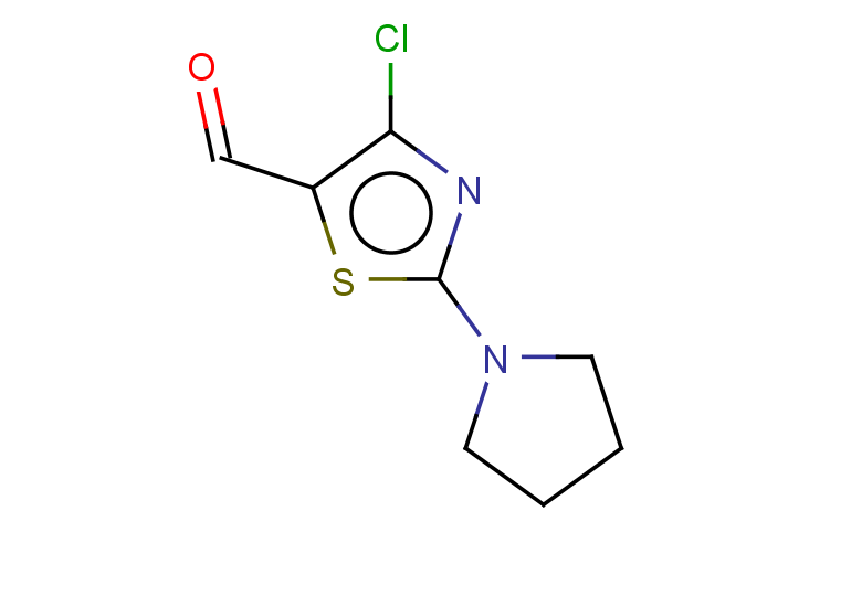 4-chloro-2-(pyrrolidin-1-yl)-1,3-thiazole-5-carbaldehyde