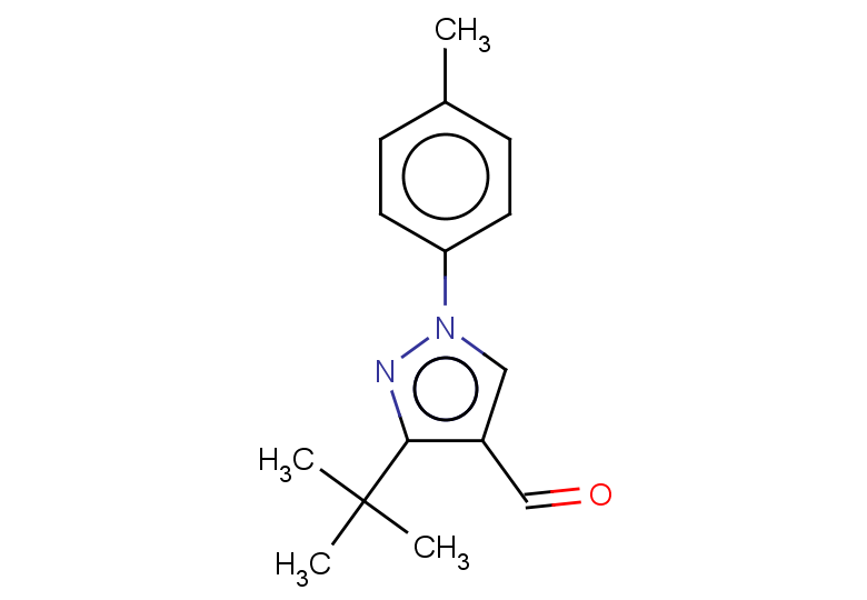 3-tert-butyl-1-(4-methylphenyl)-1H-pyrazole-4-carbaldehyde