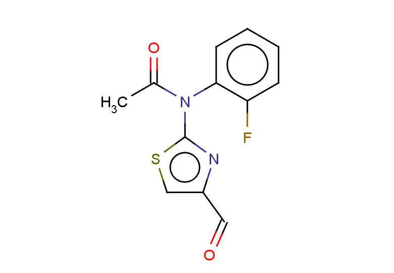 N-(2-fluorophenyl)-N-(4-formyl-1,3-thiazol-2-yl)acetamide