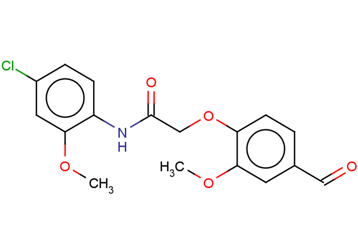 N-(4-chloro-2-methoxyphenyl)-2-(4-formyl-2-methoxyphenoxy)acetamide