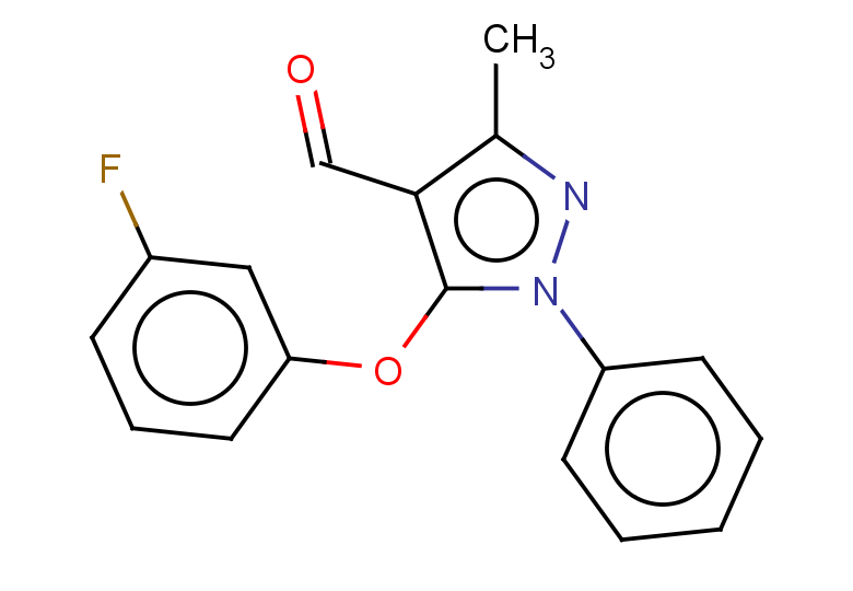 5-(3-fluorophenoxy)-3-methyl-1-phenyl-1H-pyrazole-4-carbaldehyde