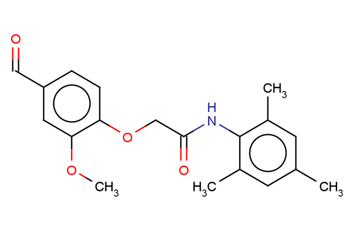 2-(4-formyl-2-methoxyphenoxy)-N-(2,4,6-trimethylphenyl)acetamide