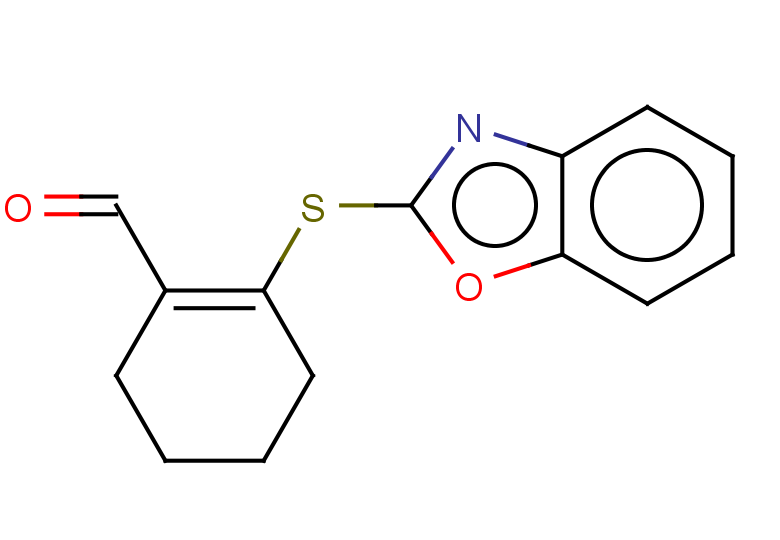 2-(1,3-benzoxazol-2-ylsulfanyl)cyclohex-1-ene-1-carbaldehyde