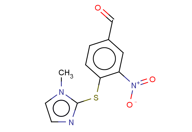 4-[(1-methyl-1H-imidazol-2-yl)sulfanyl]-3-nitrobenzaldehyde