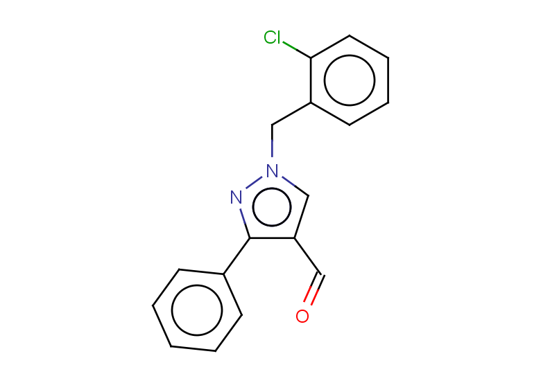 1-[(2-chlorophenyl)methyl]-3-phenyl-1H-pyrazole-4-carbaldehyde