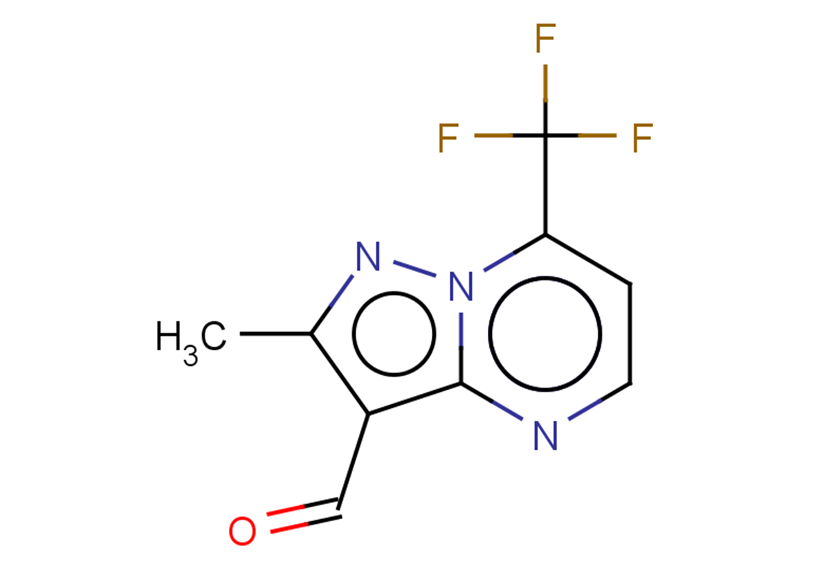 2-methyl-7-(trifluoromethyl)pyrazolo[1,5-a]pyrimidine-3-carbaldehyde
