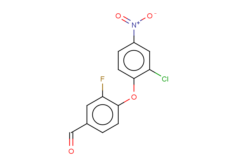 4-(2-chloro-4-nitrophenoxy)-3-fluorobenzaldehyde