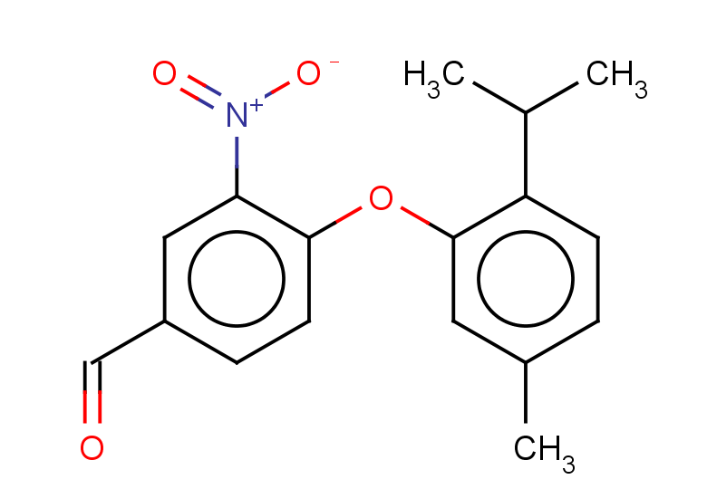 4-[5-methyl-2-(propan-2-yl)phenoxy]-3-nitrobenzaldehyde