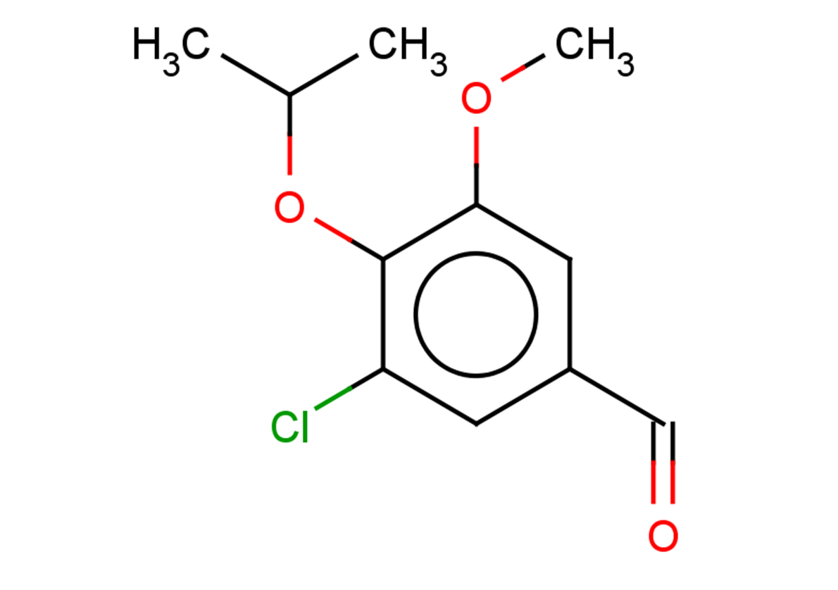 3-chloro-5-methoxy-4-(propan-2-yloxy)benzaldehyde