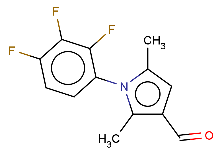 2,5-dimethyl-1-(2,3,4-trifluorophenyl)-1H-pyrrole-3-carbaldehyde