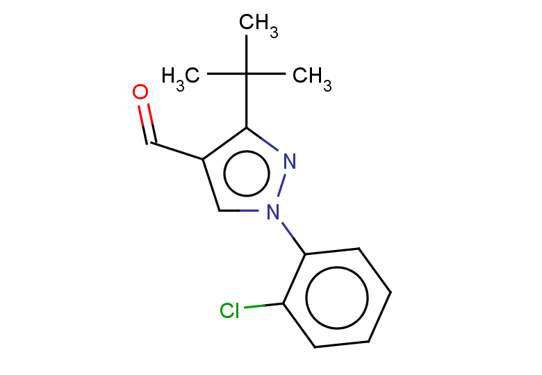 3-tert-butyl-1-(2-chlorophenyl)-1H-pyrazole-4-carbaldehyde