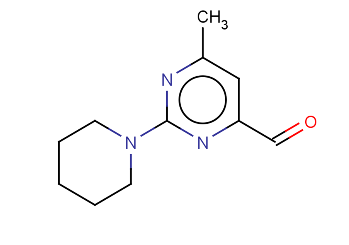 6-methyl-2-(piperidin-1-yl)pyrimidine-4-carbaldehyde