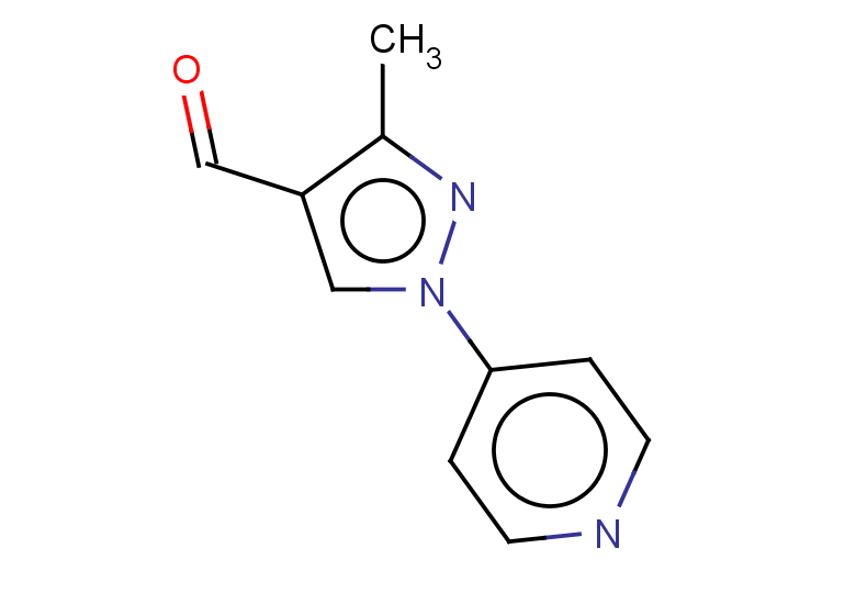3-methyl-1-(pyridin-4-yl)-1H-pyrazole-4-carbaldehyde