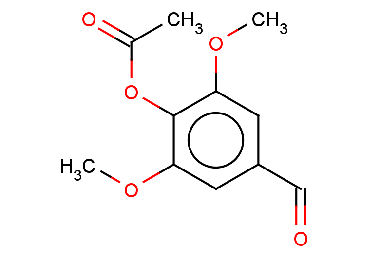4-formyl-2,6-dimethoxyphenyl acetate