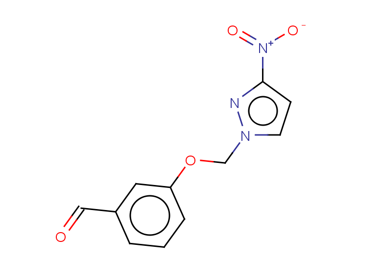 3-[(3-nitro-1H-pyrazol-1-yl)methoxy]benzaldehyde