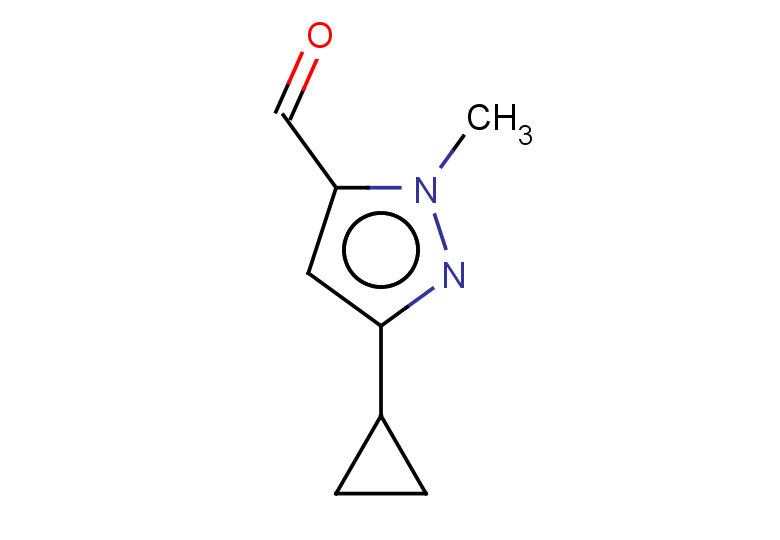 3-cyclopropyl-1-methyl-1H-pyrazole-5-carbaldehyde
