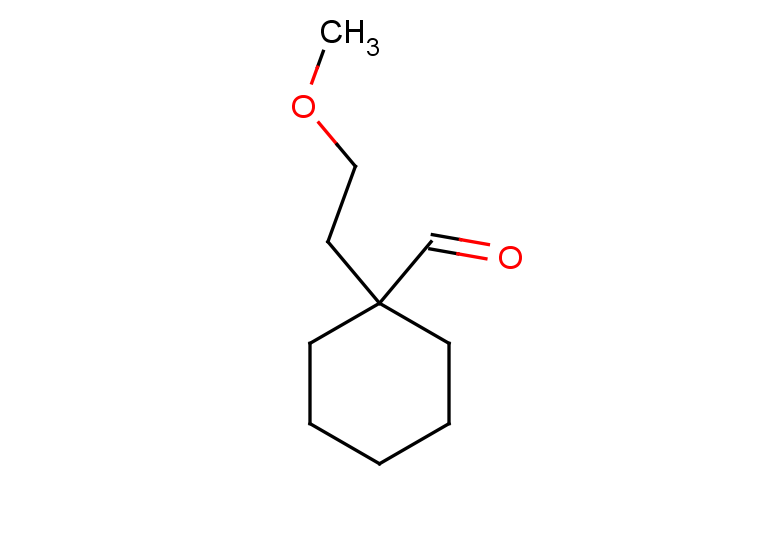 1-(2-methoxyethyl)cyclohexane-1-carbaldehyde