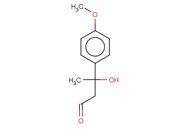 3-hydroxy-3-(4-methoxyphenyl)butanal