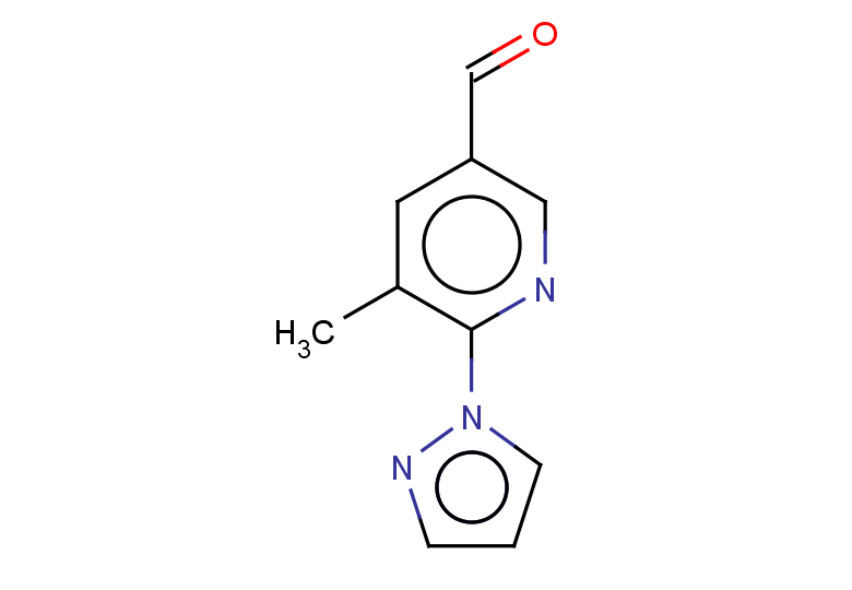 5-methyl-6-(1H-pyrazol-1-yl)pyridine-3-carbaldehyde