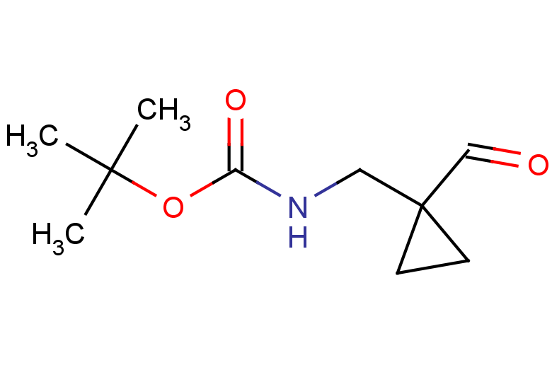 tert-butyl N-[(1-formylcyclopropyl)methyl]carbamate