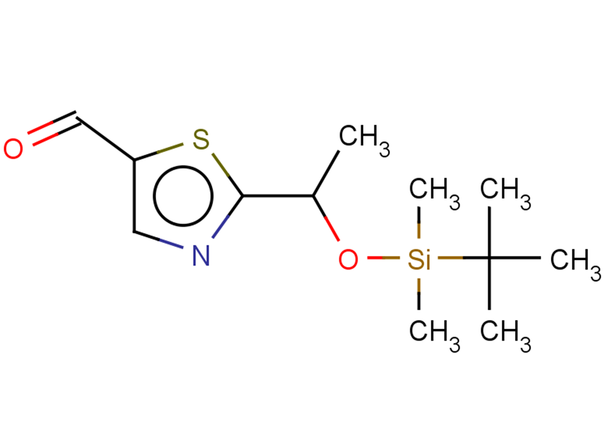 2-{1-[(tert-butyldimethylsilyl)oxy]ethyl}-1,3-thiazole-5-carbaldehyde