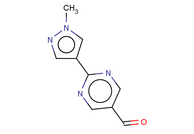 2-(1-methyl-1H-pyrazol-4-yl)pyrimidine-5-carbaldehyde