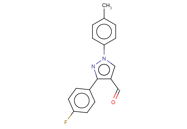 3-(4-fluorophenyl)-1-(4-methylphenyl)-1H-pyrazole-4-carbaldehyde