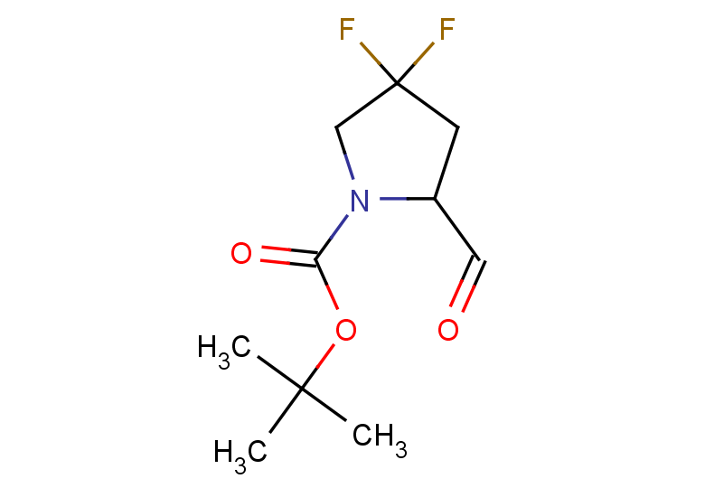 tert-butyl 4,4-difluoro-2-formylpyrrolidine-1-carboxylate