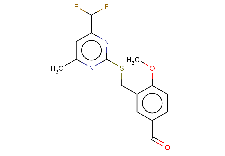 3-({[4-(difluoromethyl)-6-methylpyrimidin-2-yl]sulfanyl}methyl)-4-methoxybenzaldehyde