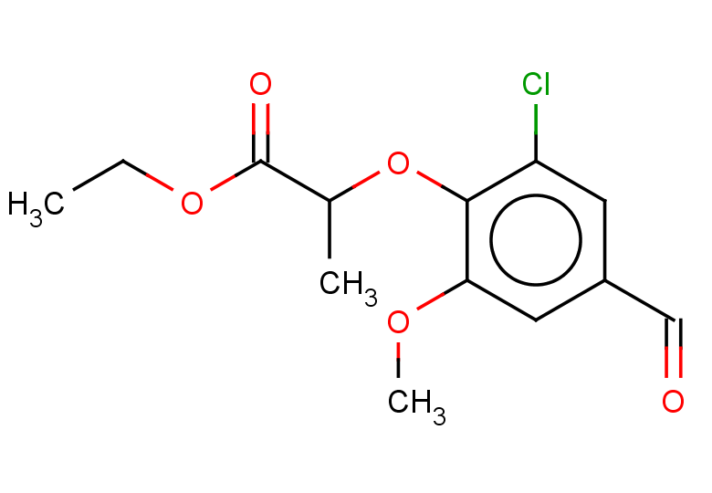 ETHYL 2-(2-CHLORO-4-FORMYL-6-METHOXYPHENOXY)PROPANOATE