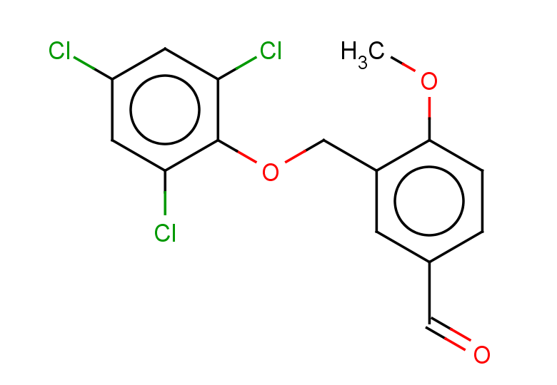 4-methoxy-3-[(2,4,6-trichlorophenoxy)methyl]benzaldehyde