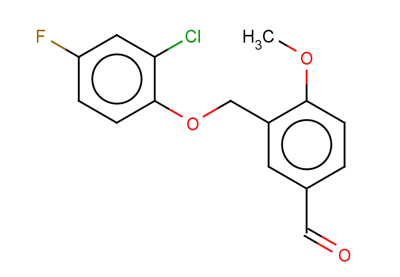 3-[(2-chloro-4-fluorophenoxy)methyl]-4-methoxybenzaldehyde