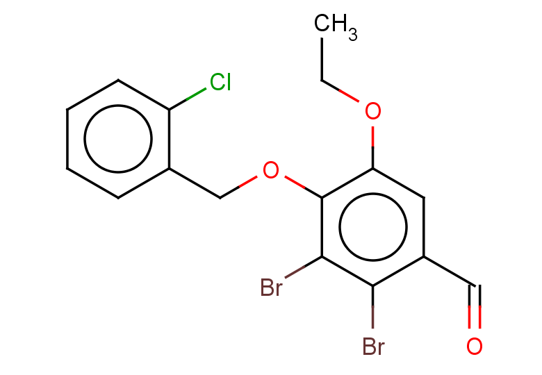 2,3-DIBROMO-4-[(2-CHLOROBENZYL)OXY]-5-ETHOXYBENZALDEHYDE