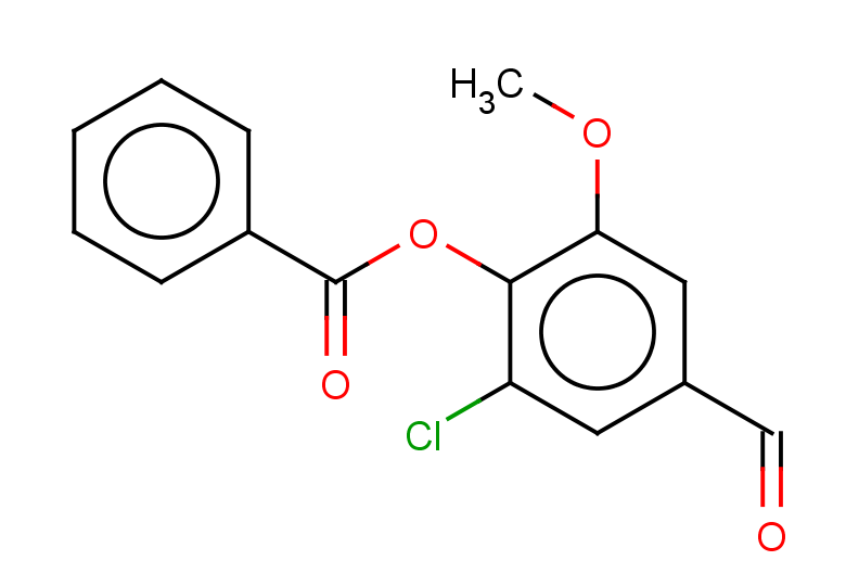 2-CHLORO-4-FORMYL-6-METHOXYPHENYL BENZOATE