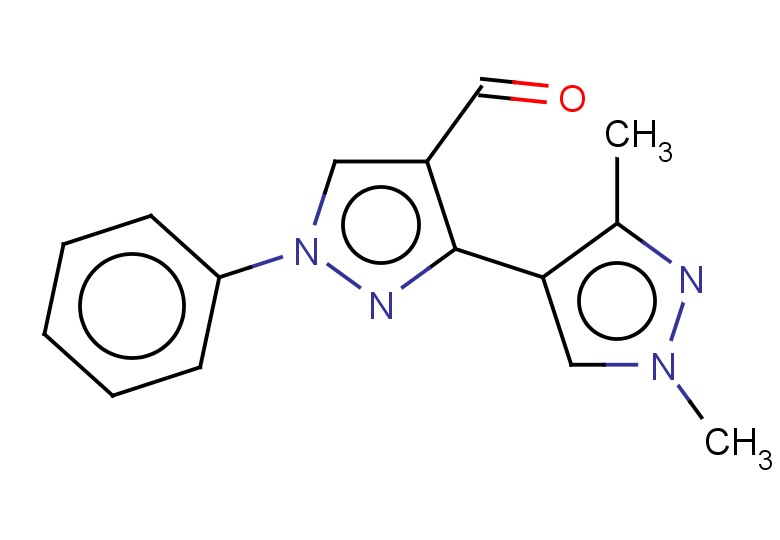 1',3'-DIMETHYL-1-PHENYL-1H,1'H-3,4'-BIPYRAZOLE-4-CARBALDEHYDE