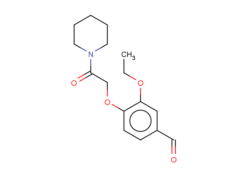 3-ethoxy-4-[2-oxo-2-(piperidin-1-yl)ethoxy]benzaldehyde