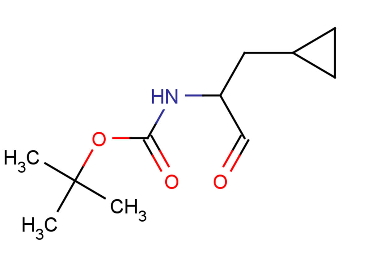 tert-butyl N-(1-cyclopropyl-3-oxopropan-2-yl)carbamate