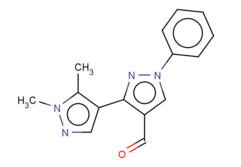 1',5'-DIMETHYL-1-PHENYL-1H,1'H-[3,4']BIPYRAZOLYL-4-CARBALDEHYDE