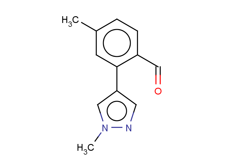 4-methyl-2-(1-methyl-1H-pyrazol-4-yl)benzaldehyde
