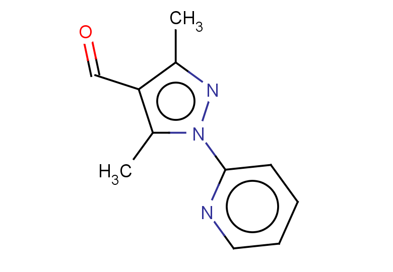 3,5-dimethyl-1-(pyridin-2-yl)-1H-pyrazole-4-carbaldehyde
