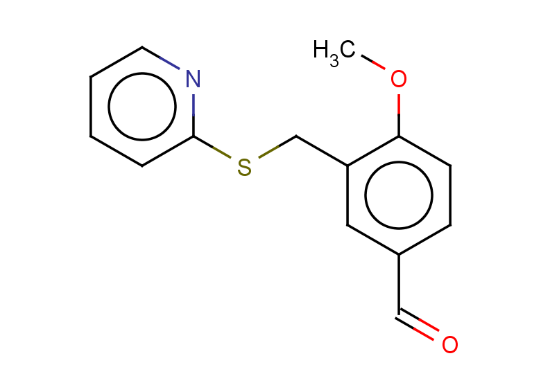 4-methoxy-3-[(pyridin-2-ylsulfanyl)methyl]benzaldehyde
