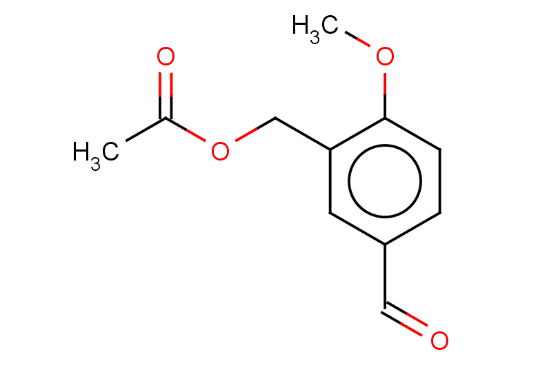(5-formyl-2-methoxyphenyl)methyl acetate