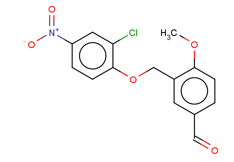 3-[(2-chloro-4-nitrophenoxy)methyl]-4-methoxybenzaldehyde
