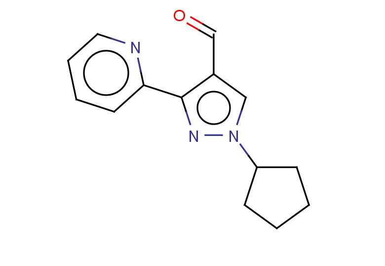 1-cyclopentyl-3-(pyridin-2-yl)-1H-pyrazole-4-carbaldehyde